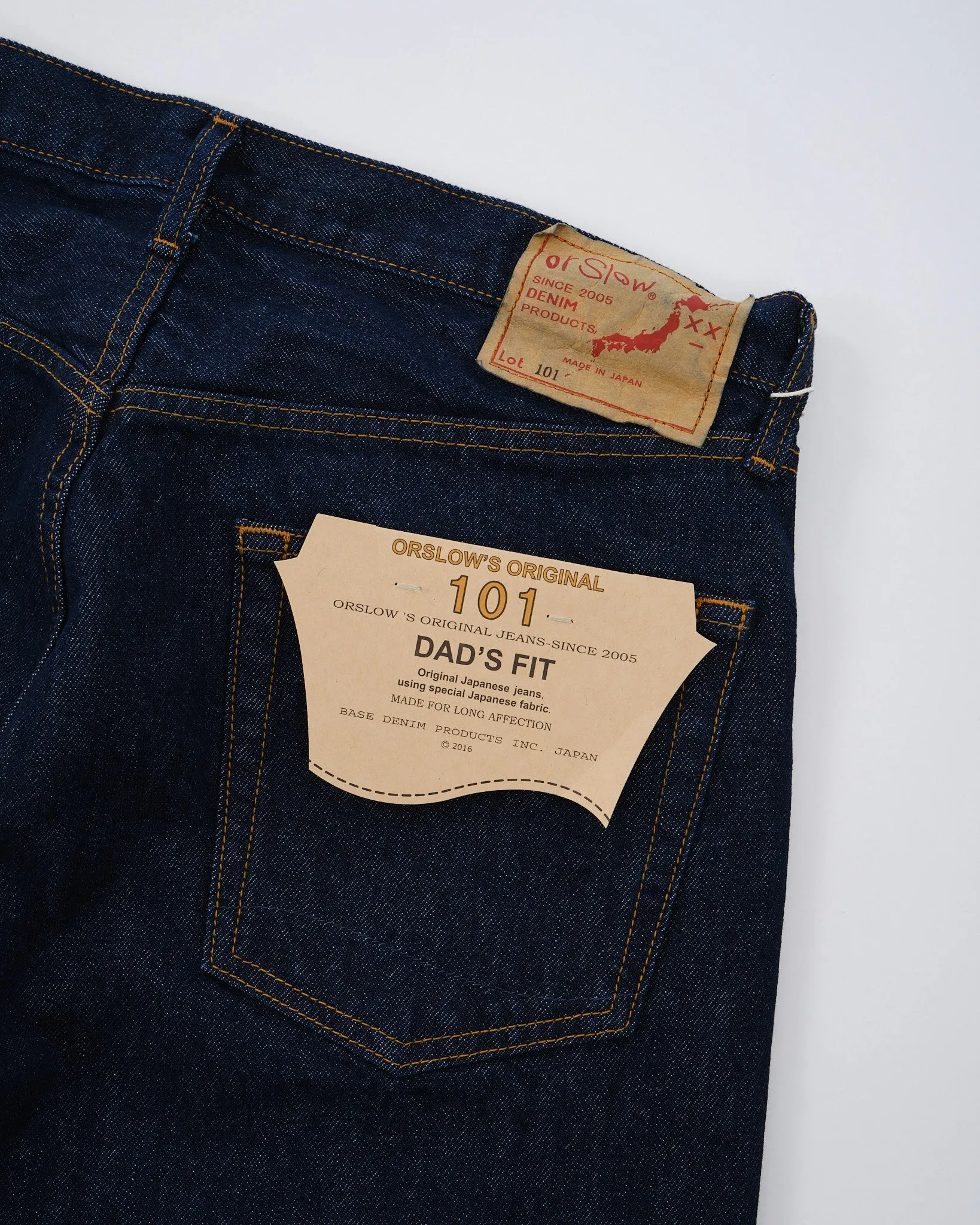 101 DAD'S FIT DENIM PANTS ONE WASH