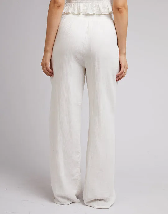 All About Eve Rowie Pant - Vintage White