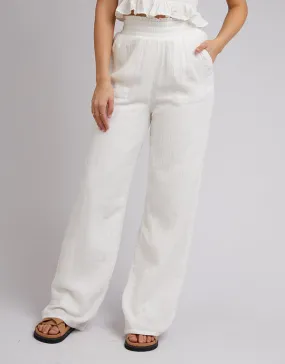 All About Eve Rowie Pant - Vintage White