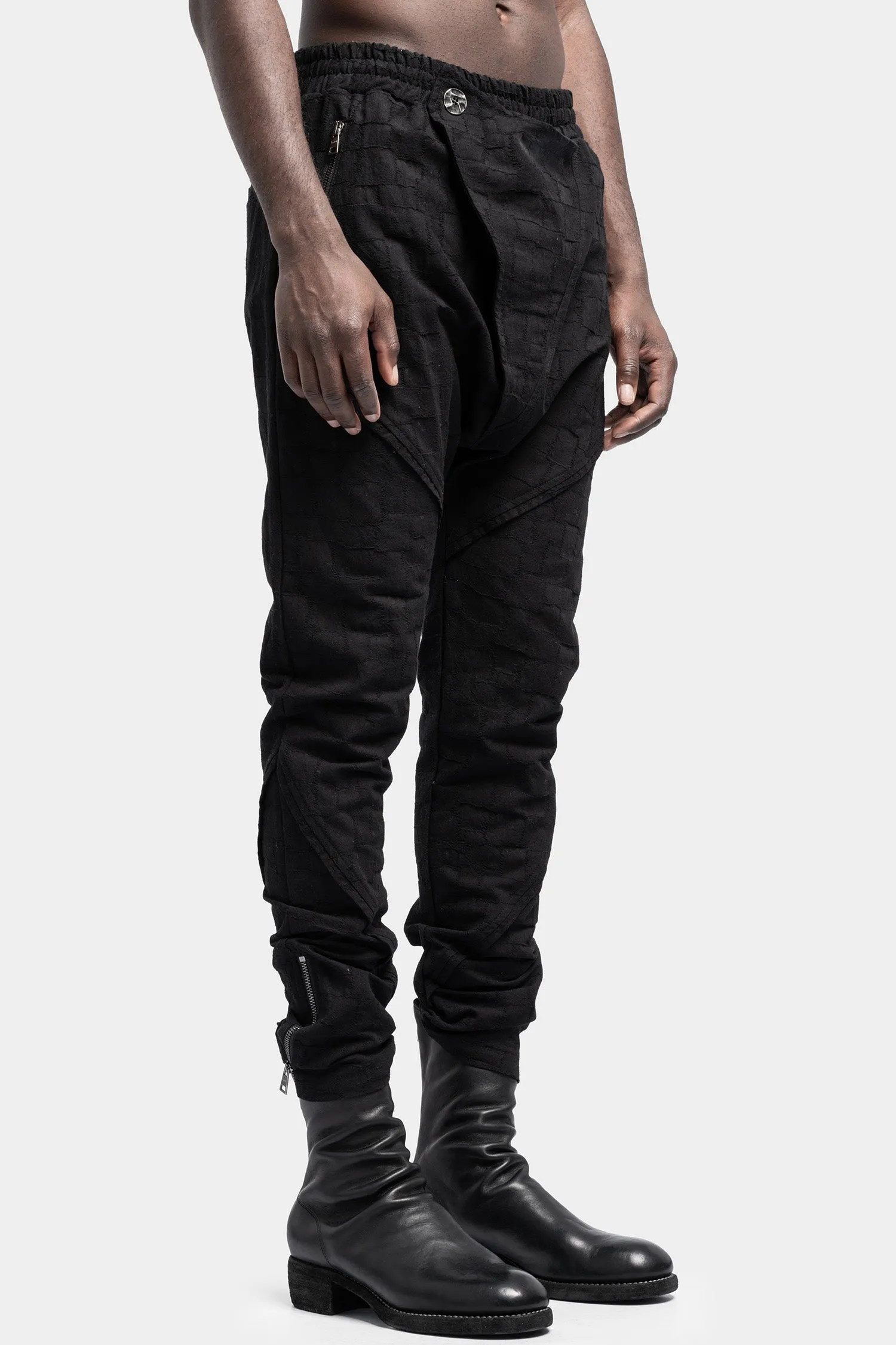 Asymmetrical front pants