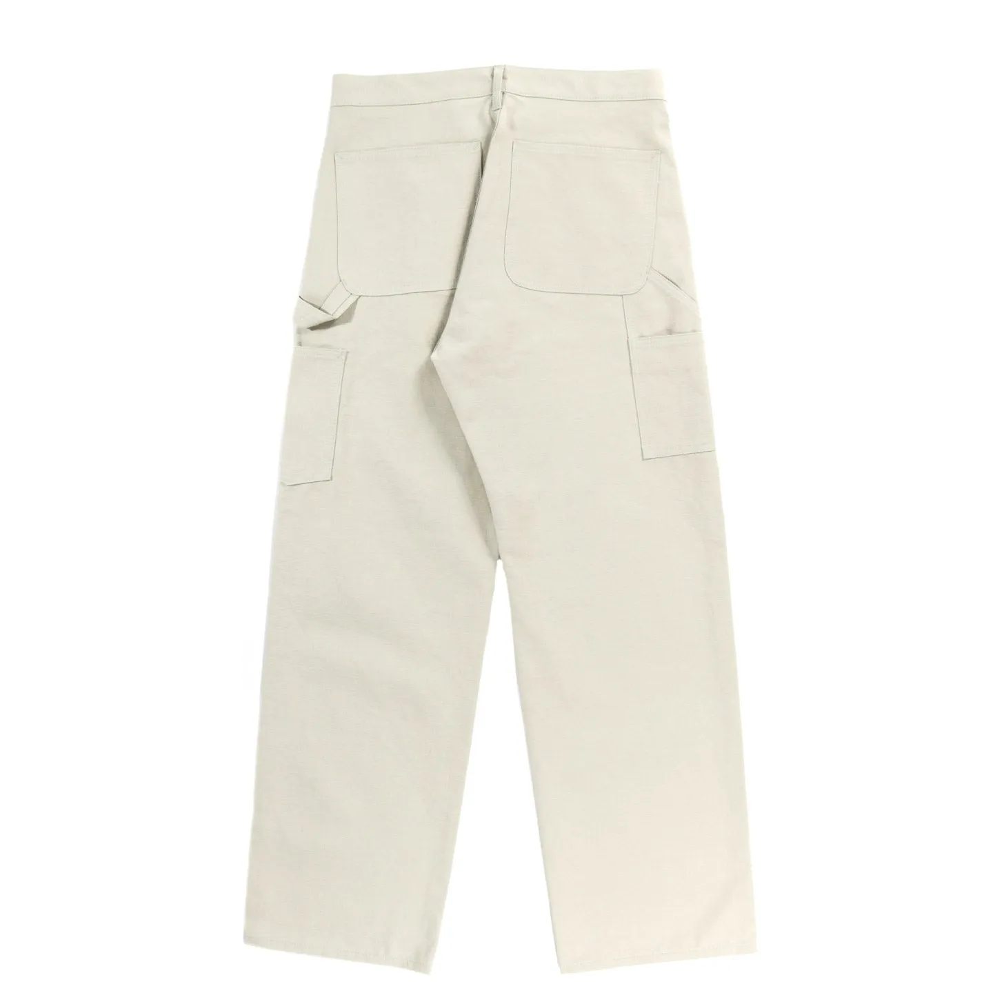 AURALEE WASHED HEAVY CANVAS PANTS IVORY