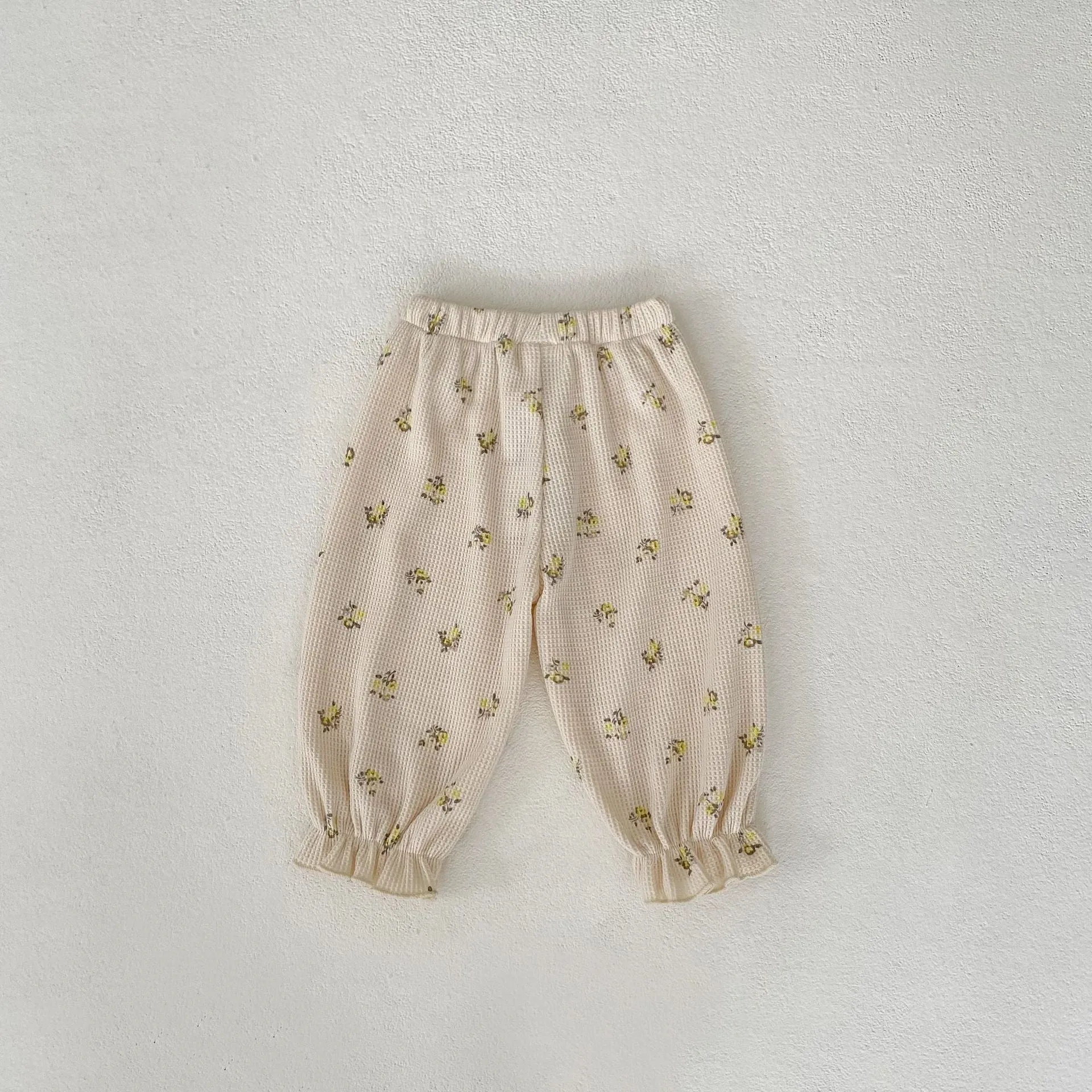 Baby Kid Girls Flower Print Pants Wholesale 24011191