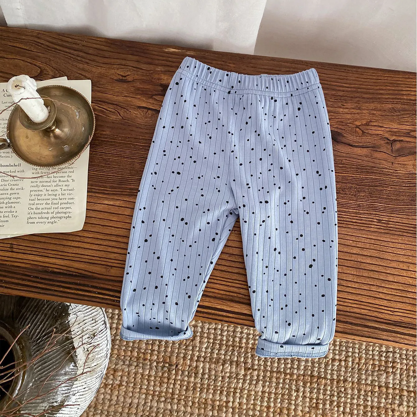 Baby Kid Girls Polka dots Print Pants Wholesale 24030184