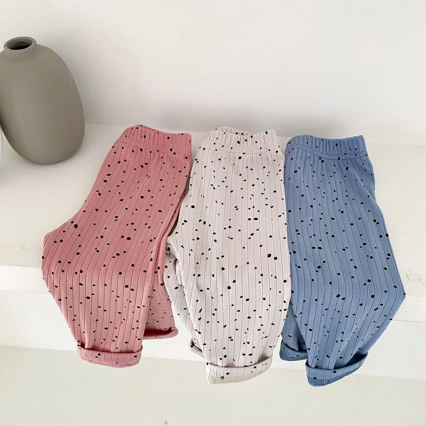 Baby Kid Girls Polka dots Print Pants Wholesale 24030184