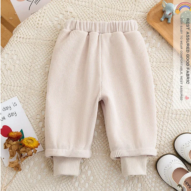 Baby Kid Girls Solid Color Cartoon Pants Wholesale 231019216