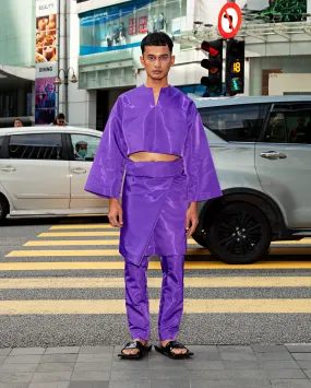 Baju Kedah Krop (Violet)