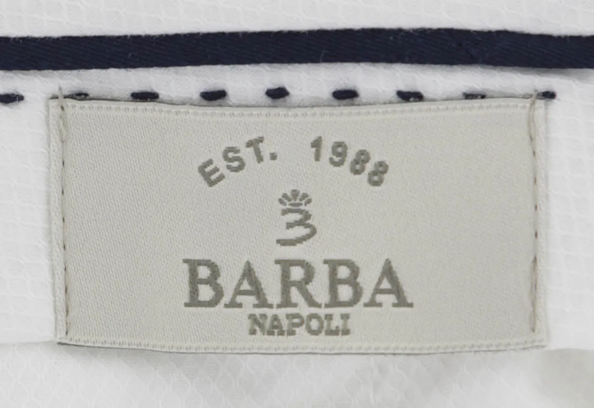 Barba Napoli White Pants