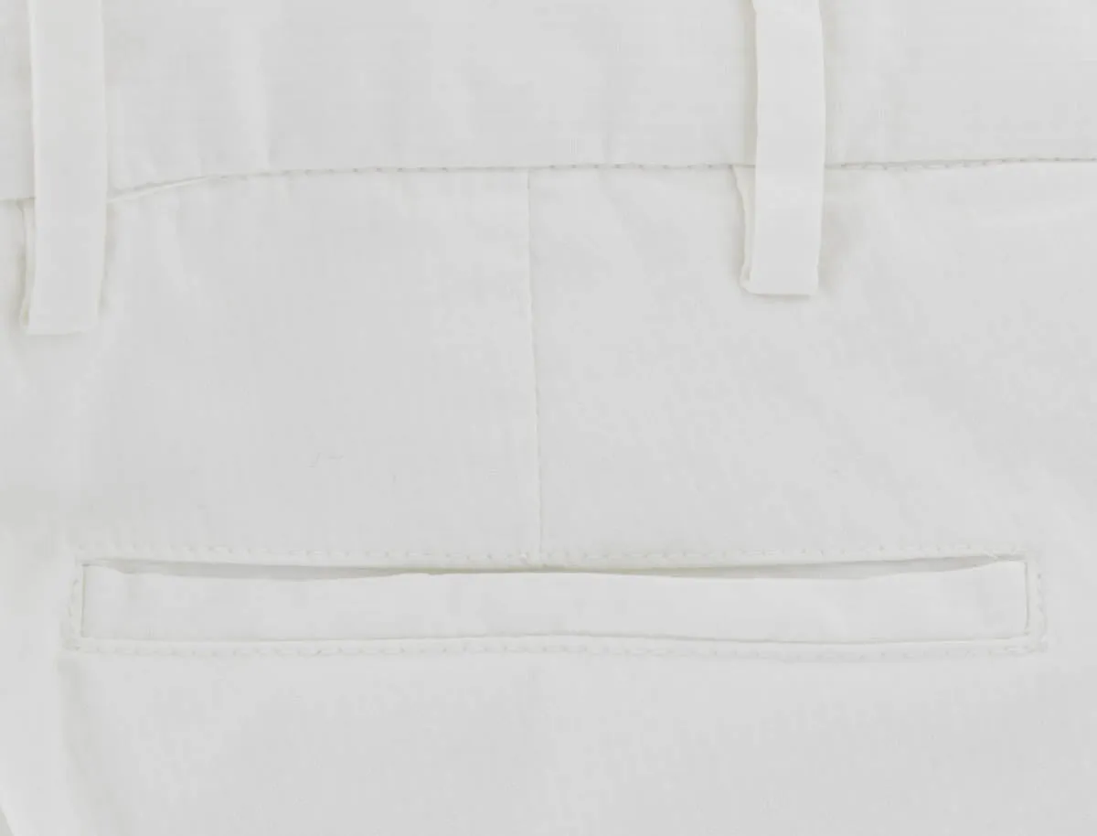 Barba Napoli White Pants