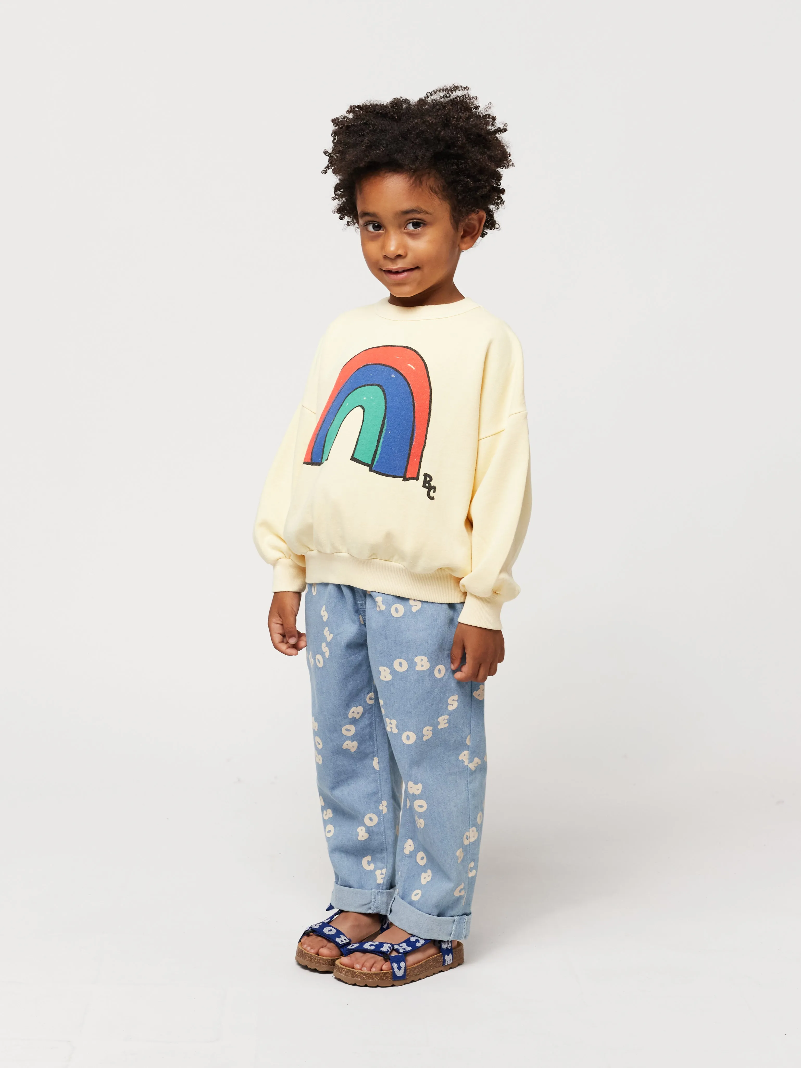 Bobo Choses | Bobo Choses Circle all over denim pants