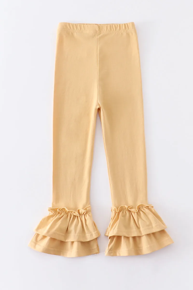 Butter ruffle double layered pants