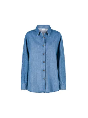 Casio Denim Shirt in Light Blue