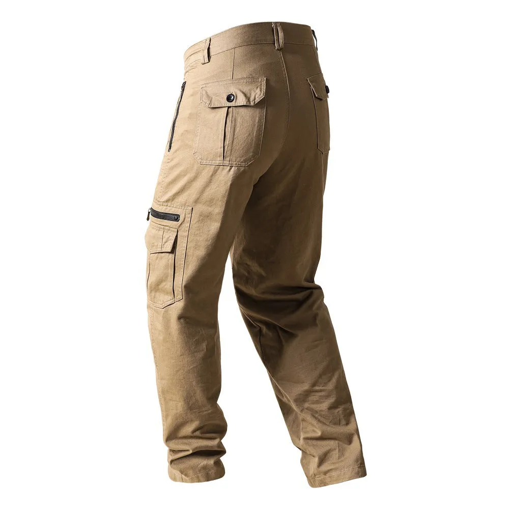 Casual Loose Multi-pocket Cotton Men's Cargo Pants