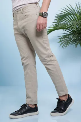 CASUAL PANT 5 POCKET LIGHT BROWN