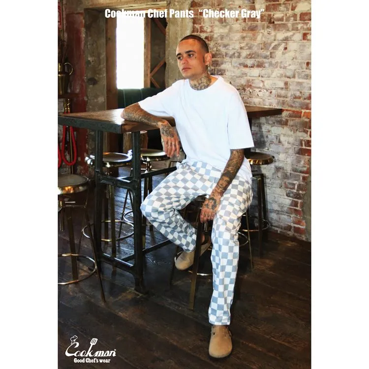 Cookman Chef Pants - Checker : Gray