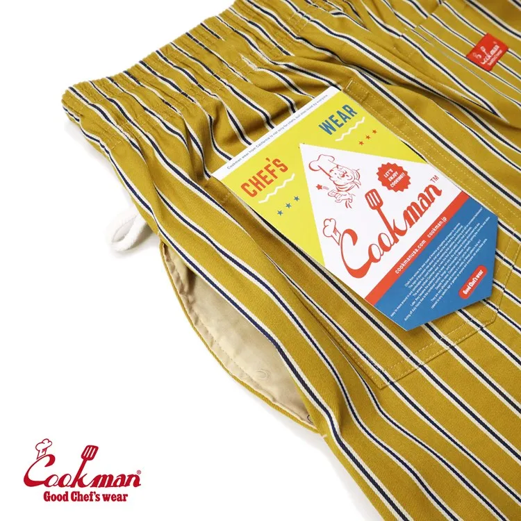 Cookman Chef Pants - College Stripe Gold