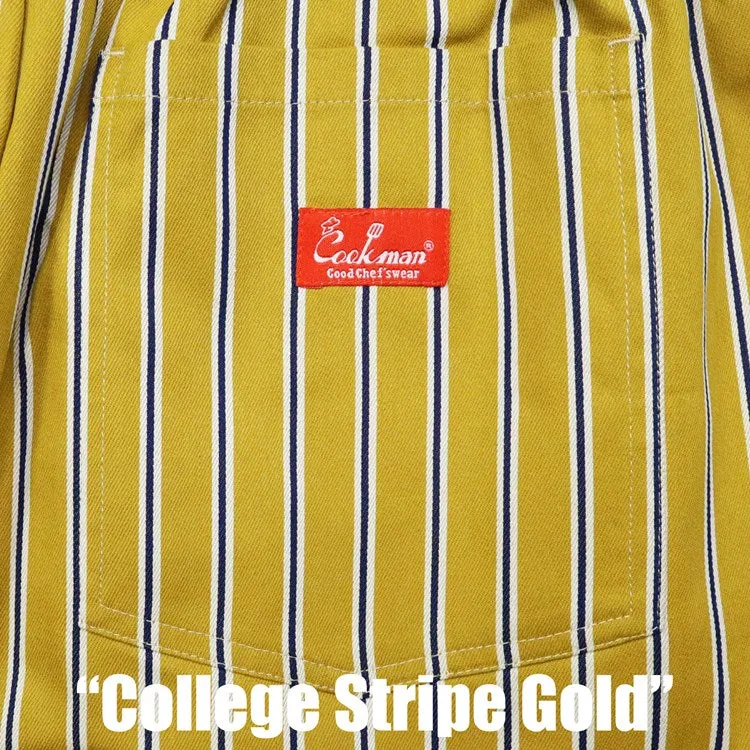 Cookman Chef Pants - College Stripe Gold