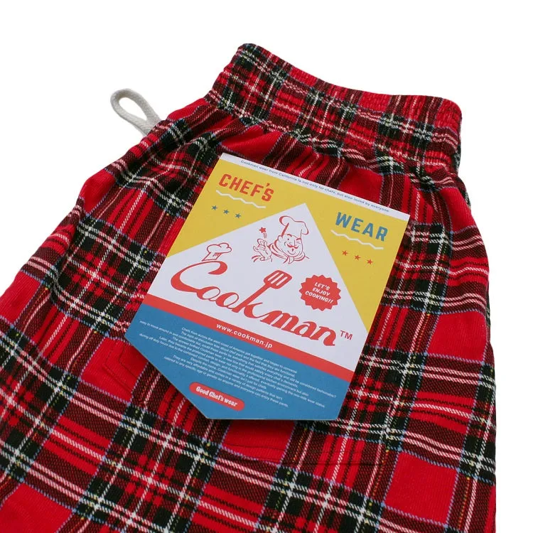 Cookman Chef Pants - Corduroy : Tartan Red