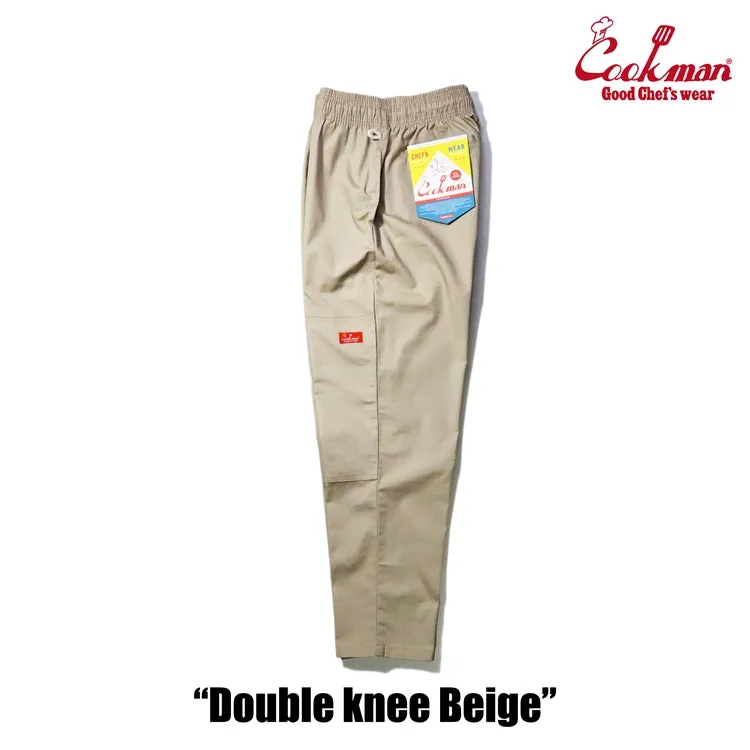 Cookman Chef Pants - Double Knee Ripstop : Beige