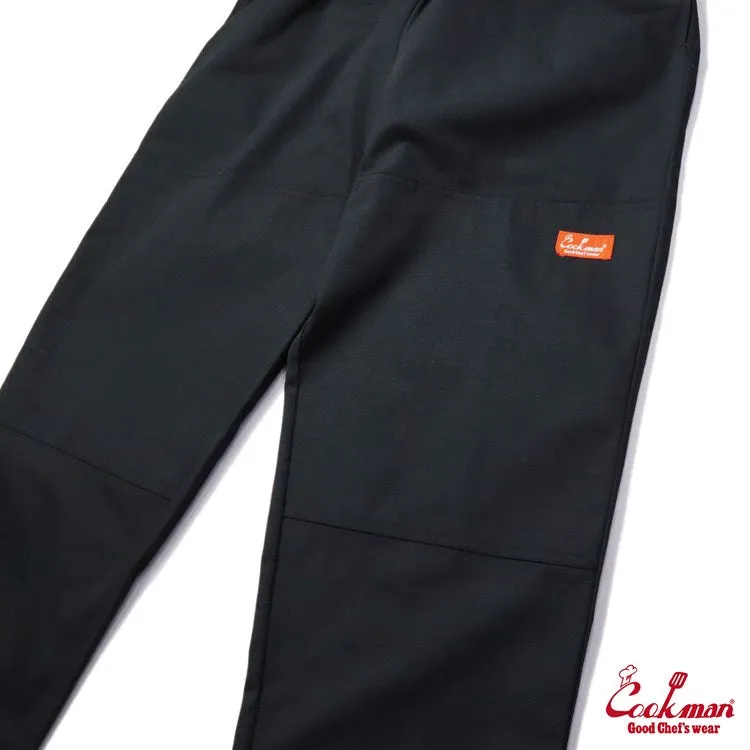 Cookman Chef Pants - Double Knee Ripstop : Black