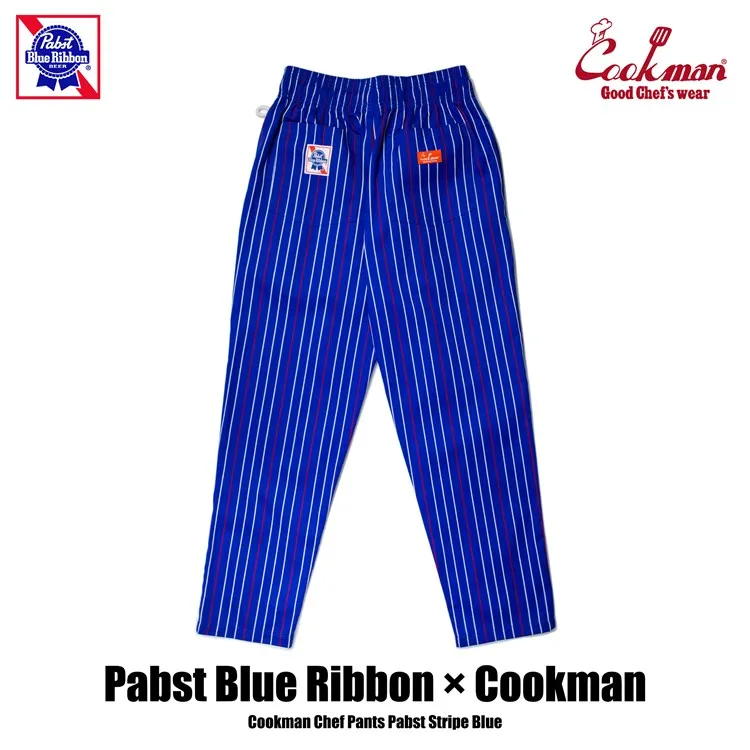 Cookman Chef Pants - Pabst Stripe : Blue