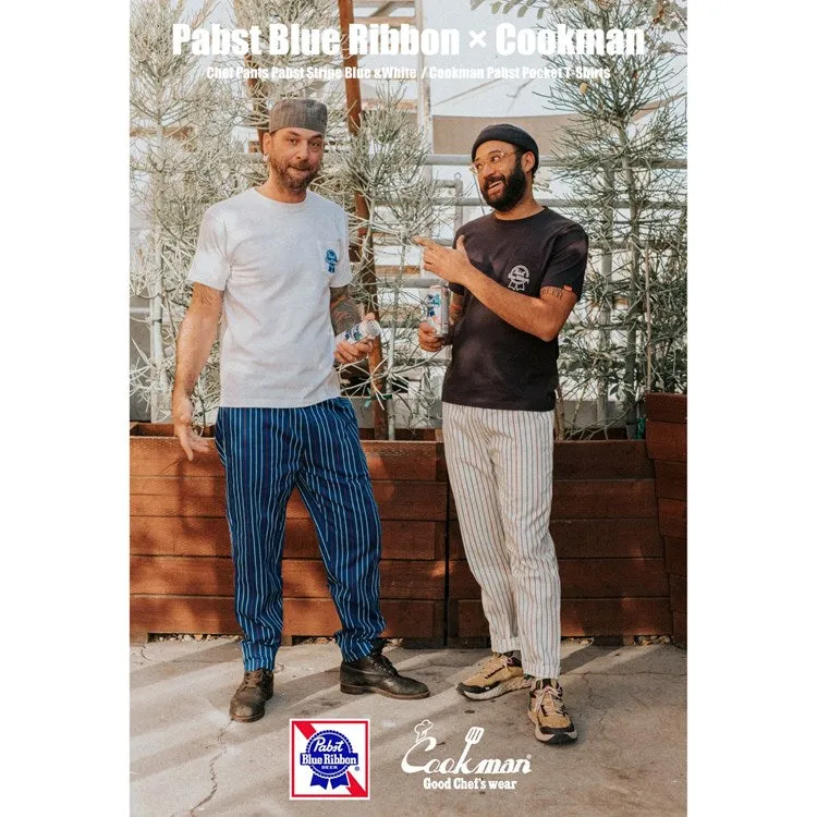 Cookman Chef Pants - Pabst Stripe : Blue