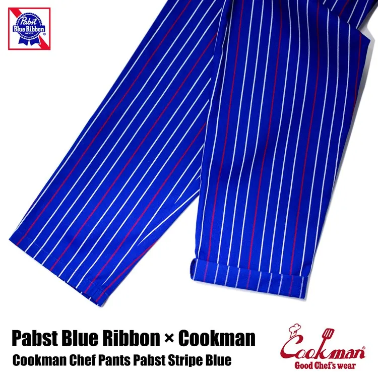 Cookman Chef Pants - Pabst Stripe : Blue