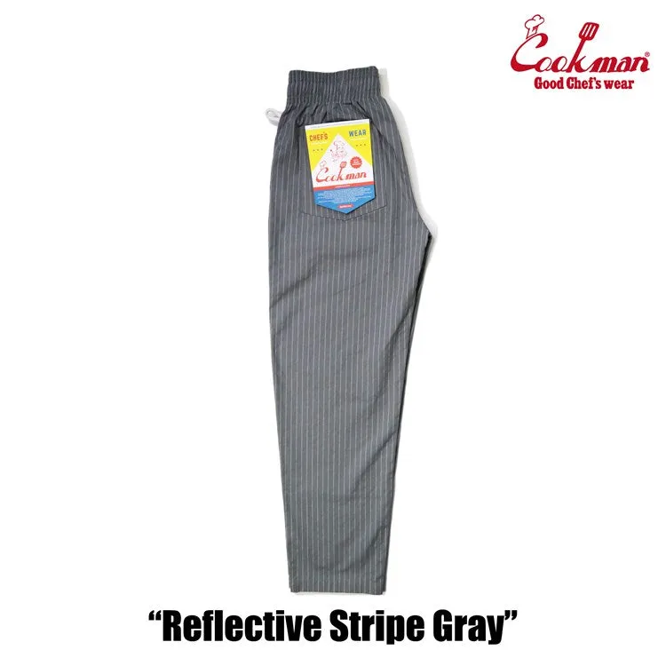 Cookman Chef Pants - Reflective Stripe : Gray