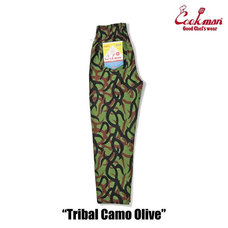 Cookman Chef Pants - Tribal Camo : Olive