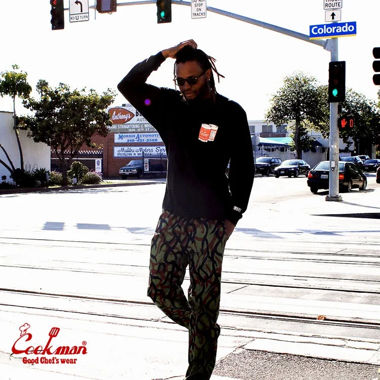 Cookman Chef Pants - Tribal Camo : Olive