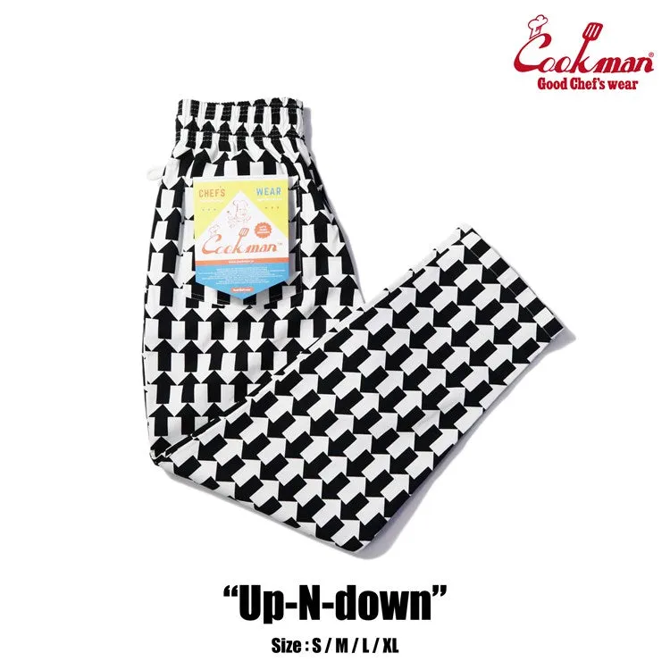 Cookman Chef Pants - Up-N-down : White