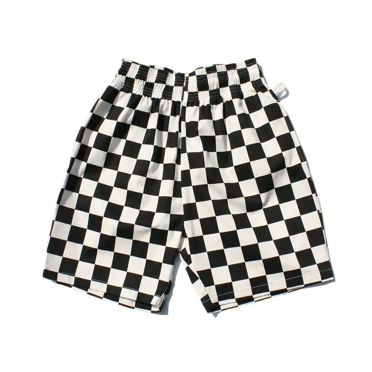 Cookman Chef Short Pants - Checker : Black