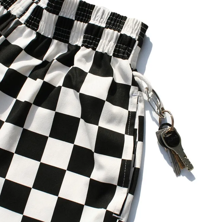 Cookman Chef Short Pants - Checker : Black