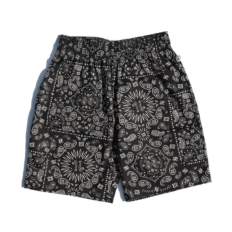 Cookman Chef Short Pants - Paisley : Black