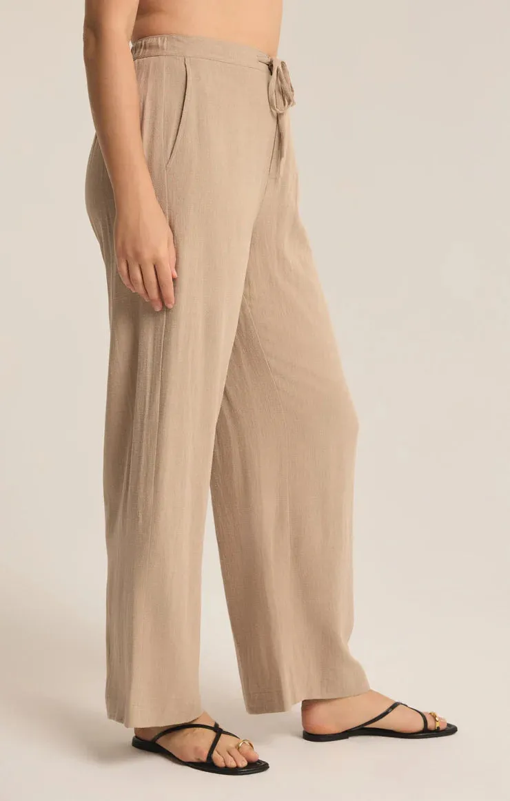 Cortez Cropped Linen Pant