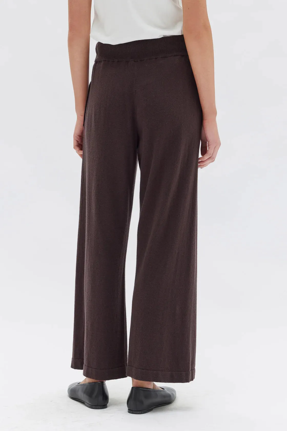 Cotton Cashmere Pant Chestnut