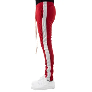 EPTM TRACK PANTS-RED/WHITE