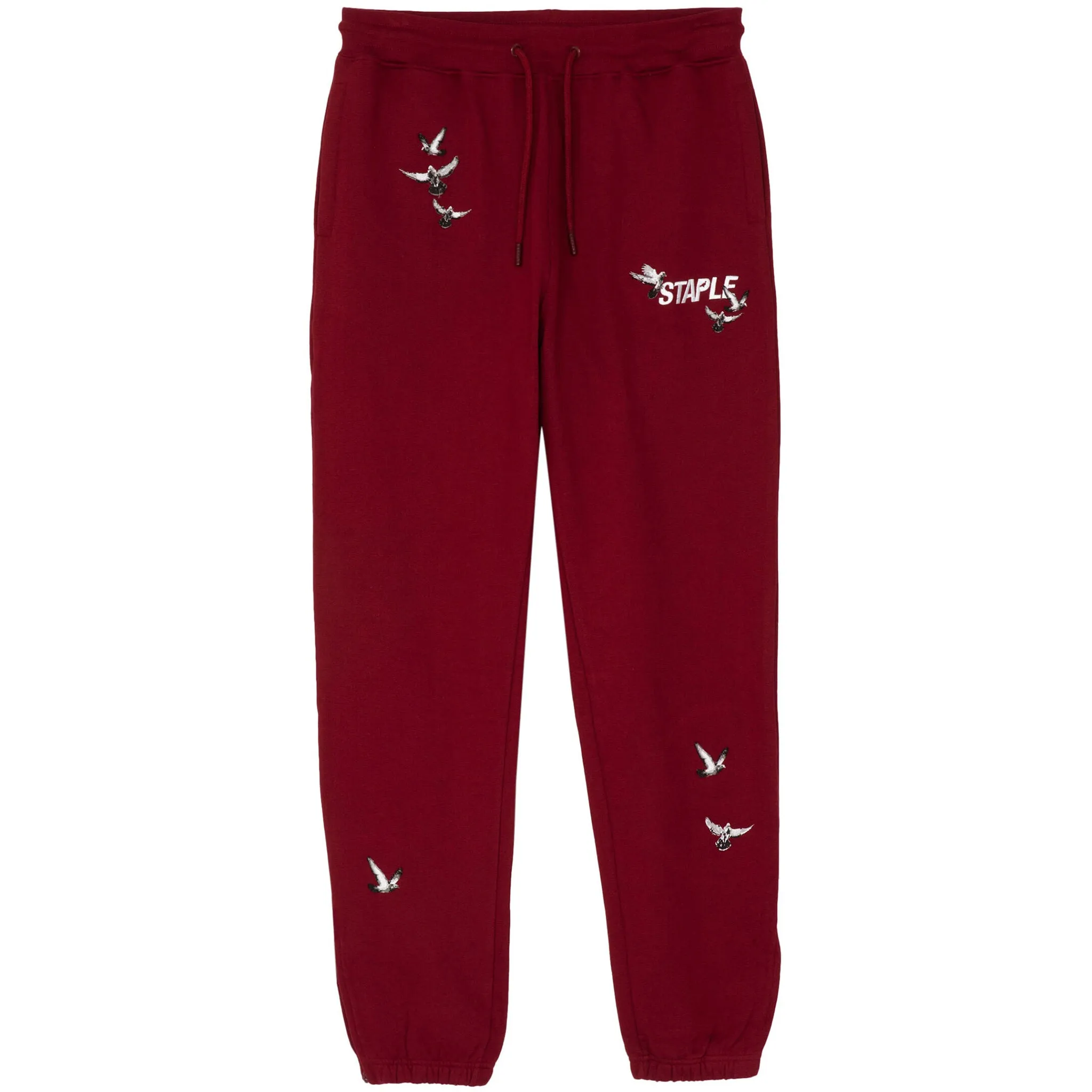 FLOCK LOGO SWEATPANT (Burgundy)