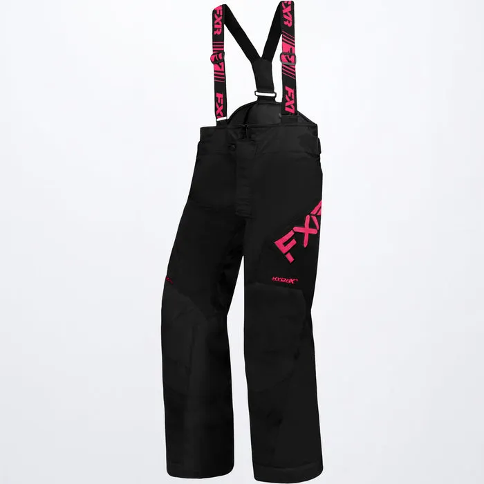 FXR Youth Clutch Pant Black/Fuchsia