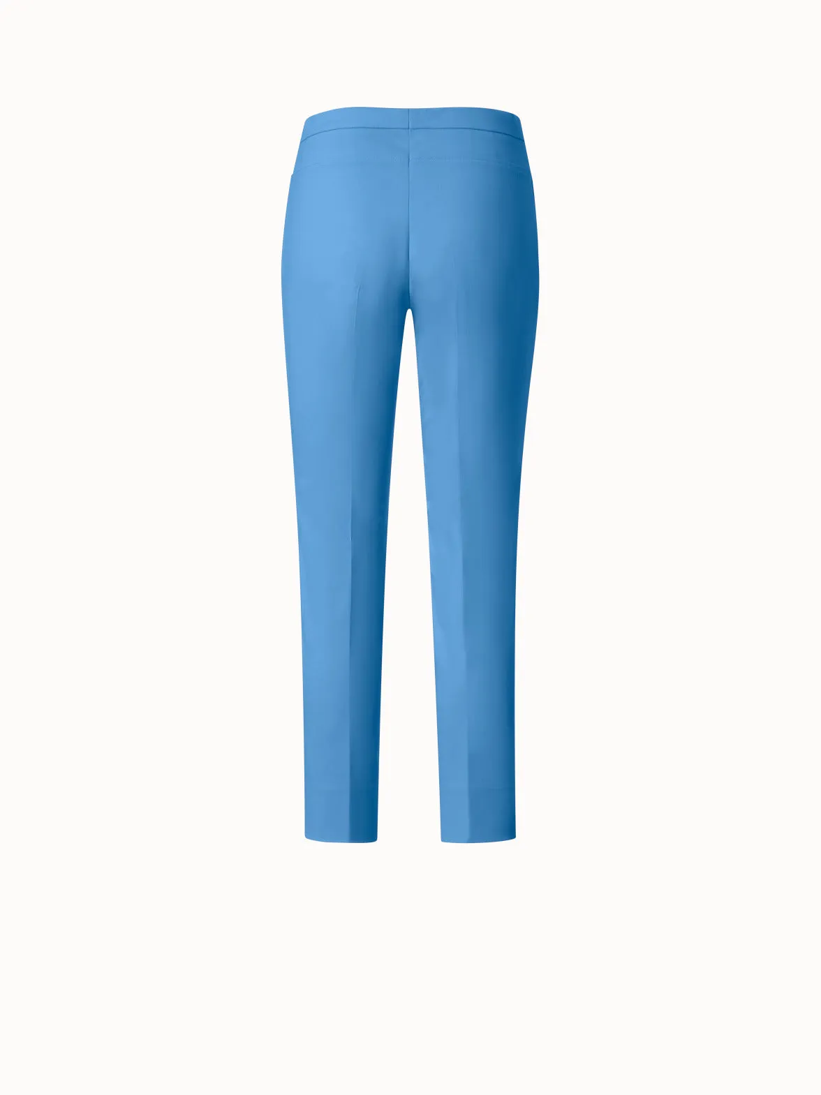 Gerade Cropped-Hose aus Baumwolle mit Stretch