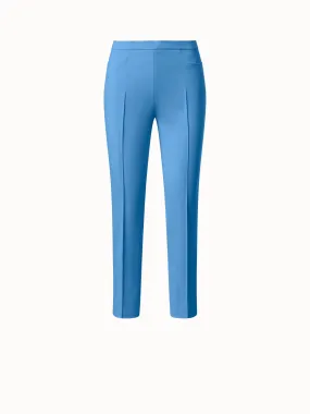 Gerade Cropped-Hose aus Baumwolle mit Stretch