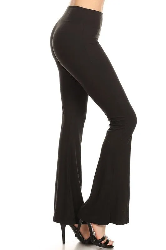 HIGH WAIST FLARE LEGGINGS