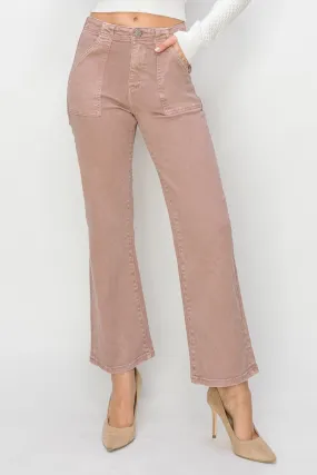 HR Patch Pocket Flare Pants