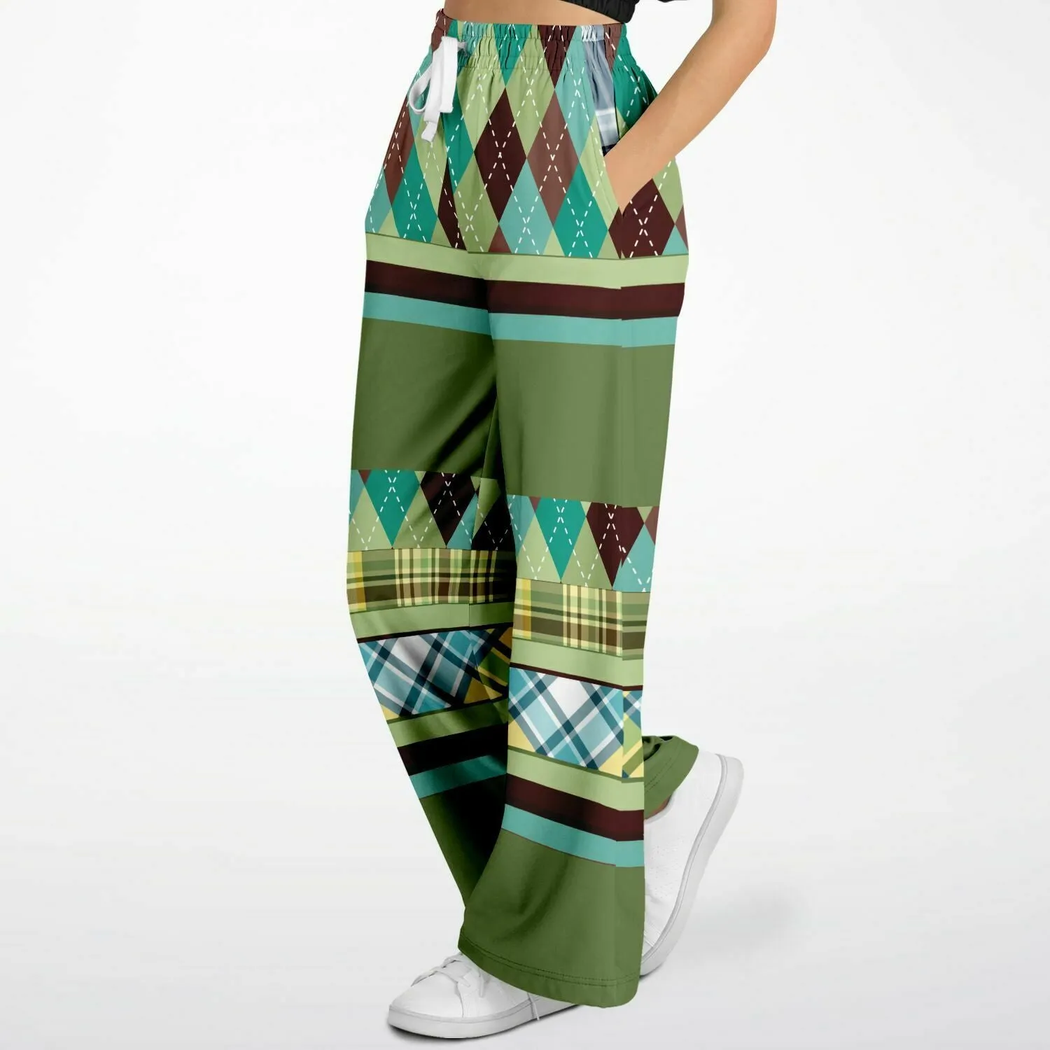 Hypnotic Zen Eco-Poly Stretchy Phat Bellbottoms