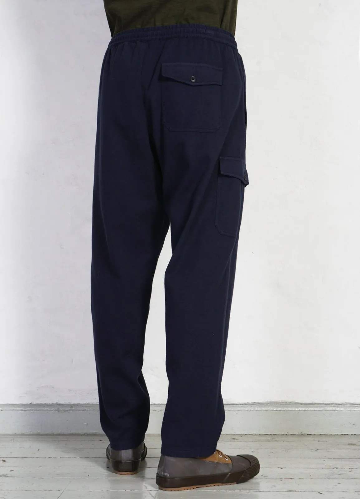 JIMMY | Casual Cargo Drawstring Pants | Navy