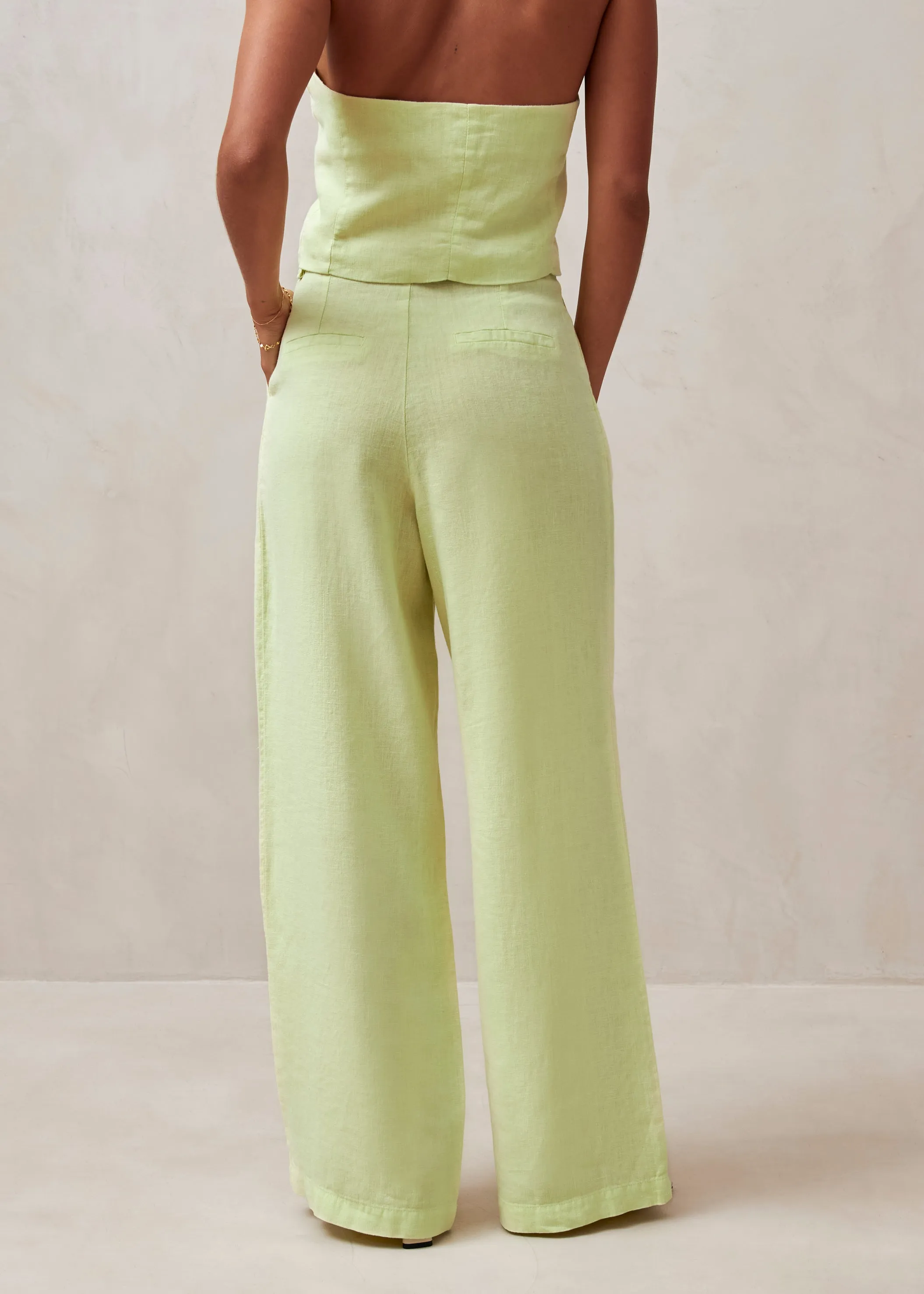 Kaede Green Pants