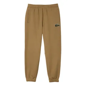 Lacoste Unisex Organic Cotton Fleece Sweatpants (Brown)