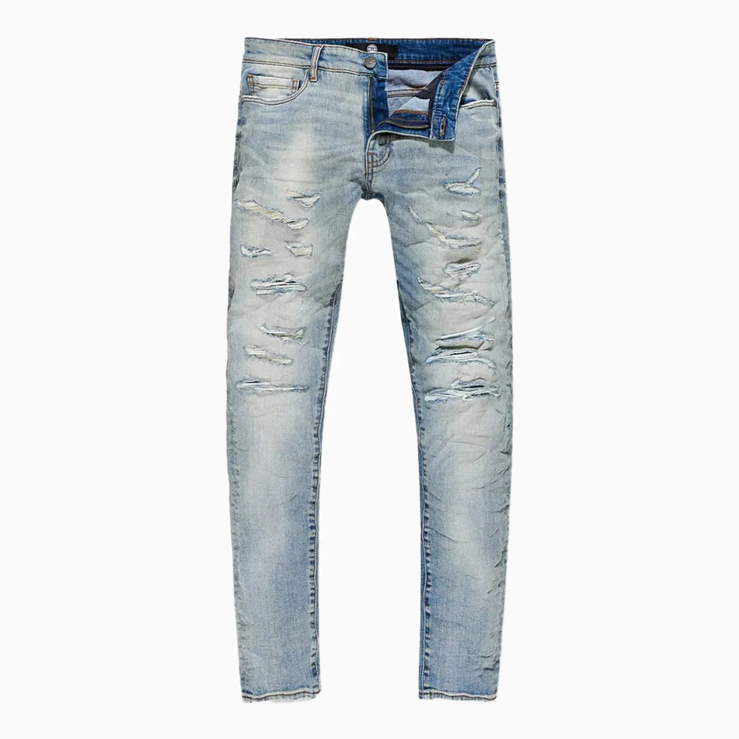 Men's Crushed Rolled Ross Denim Pants