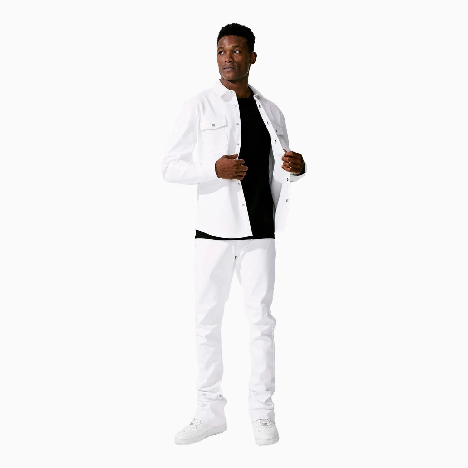 Men's Ross Stacked Thriller Leather pant