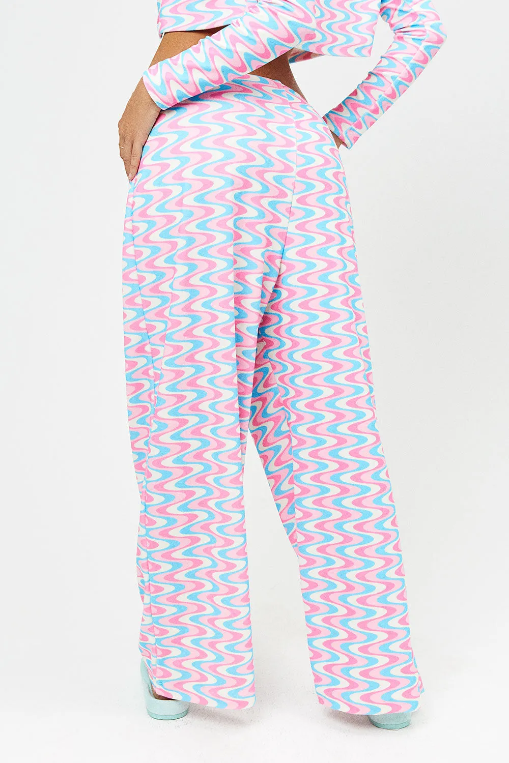 Michelle Low Rise Wide Leg Pants - Sister Swirl