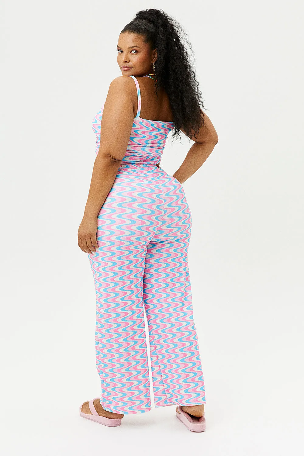 Michelle Low Rise Wide Leg Pants - Sister Swirl